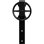 Ensemble de quincaillerie de porte de grange simple standard Premium Wagon Wheel Roller Hanger