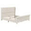 Structure de lit plateforme moderne en velours, support de lattes en bois massif, aucun sommier requis-406343876-406448220