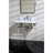 Kingston Brass Templeton 30-Inch Vanity Top with Clear Acrylic Legs (8-Inch, 3-Hole)-17298298