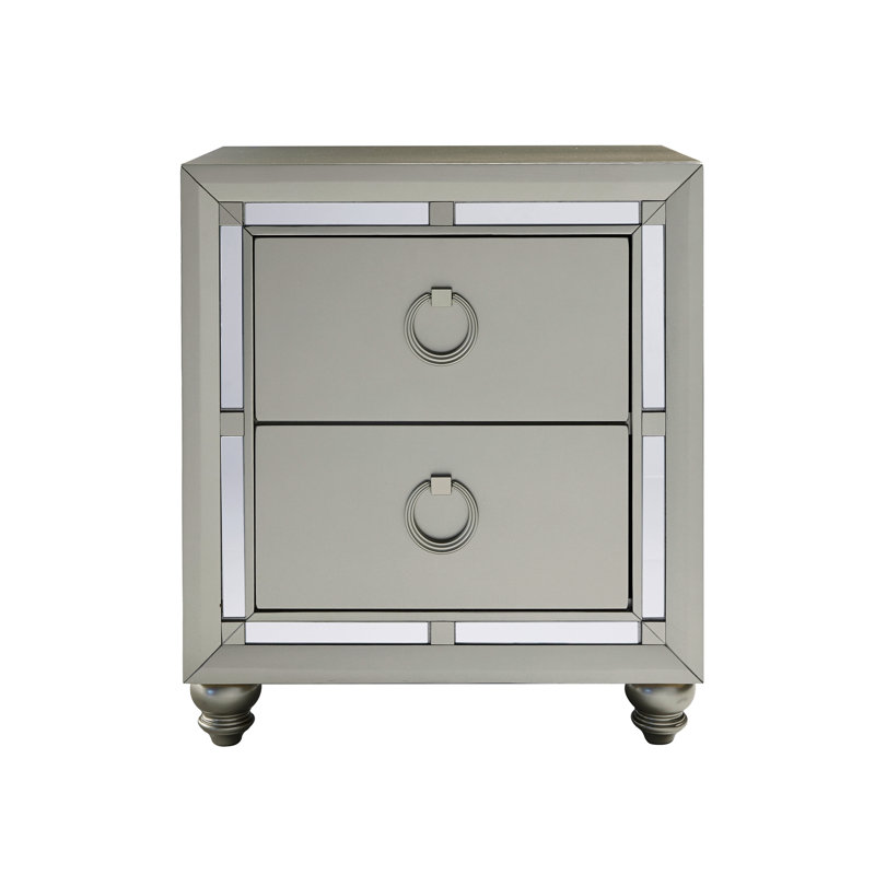 Table de chevet Gemstone Silver