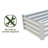 The Organic Garden Co Hakea 4' x 2' x 1' Metal Galvanized Steel Rectangle Garden Bed Surfmist-111615387