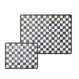 Courtly Check Glass Cutting Board, Set Of 2