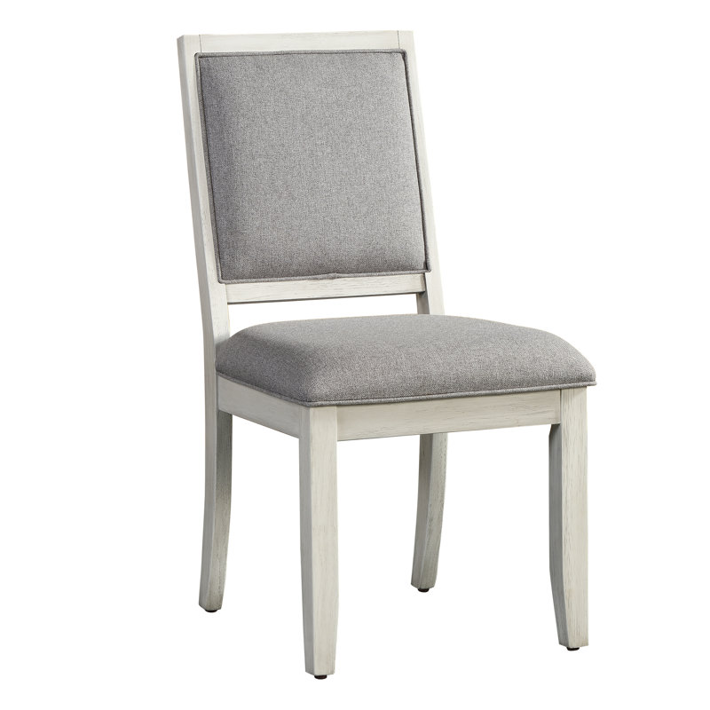 Chaise d'appoint Amonti en blanc vieilli