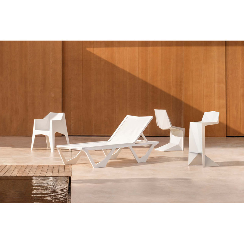 Voxel 78.75'' Long Reclining Chaise Lounge Set
