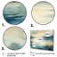 «Misty Lake Tranquility Retro Watercolor», reproduction sur toile tendue 3 pièces-2076799143