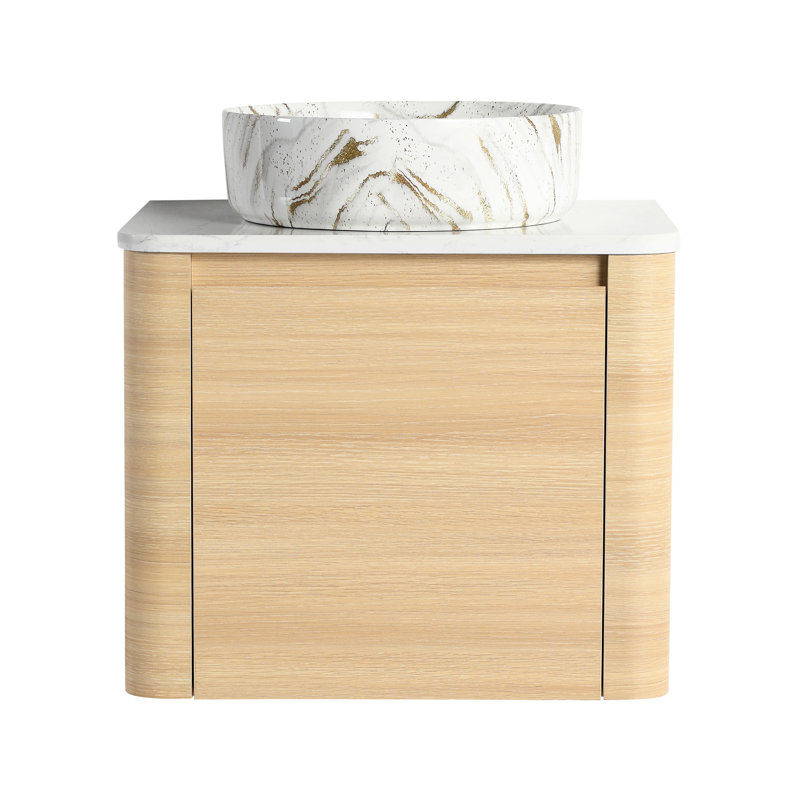 Wall Mounted With Stone Top