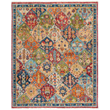 Samarkand 123 Area Rug In Blue / Red