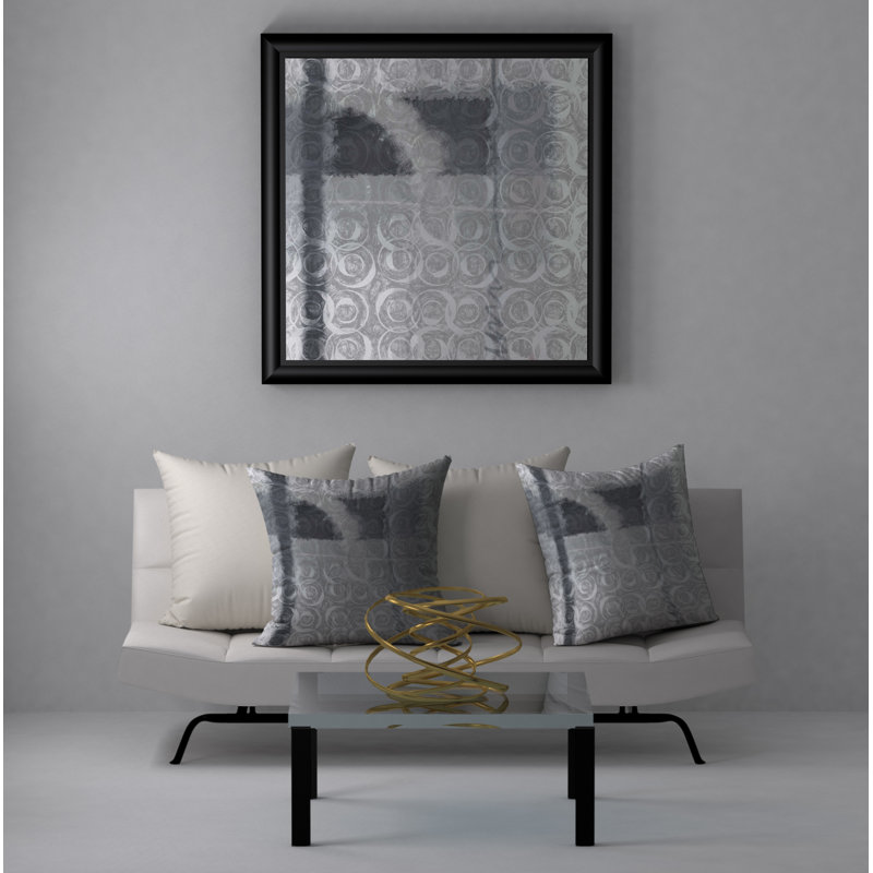Housse de coussin carrée attrayante et insert, 18 po x 18 po