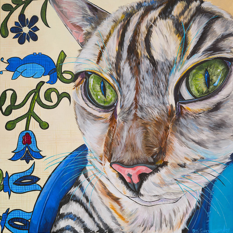 Ensembles de housse de couette DiaNoche en microfibre par Patti Schermerhorn - Diggy the Cat