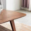 Table basse 100% bois de chêne - rectangulaire avec rangement, facile à assembler, bureau en noyer pour le salon