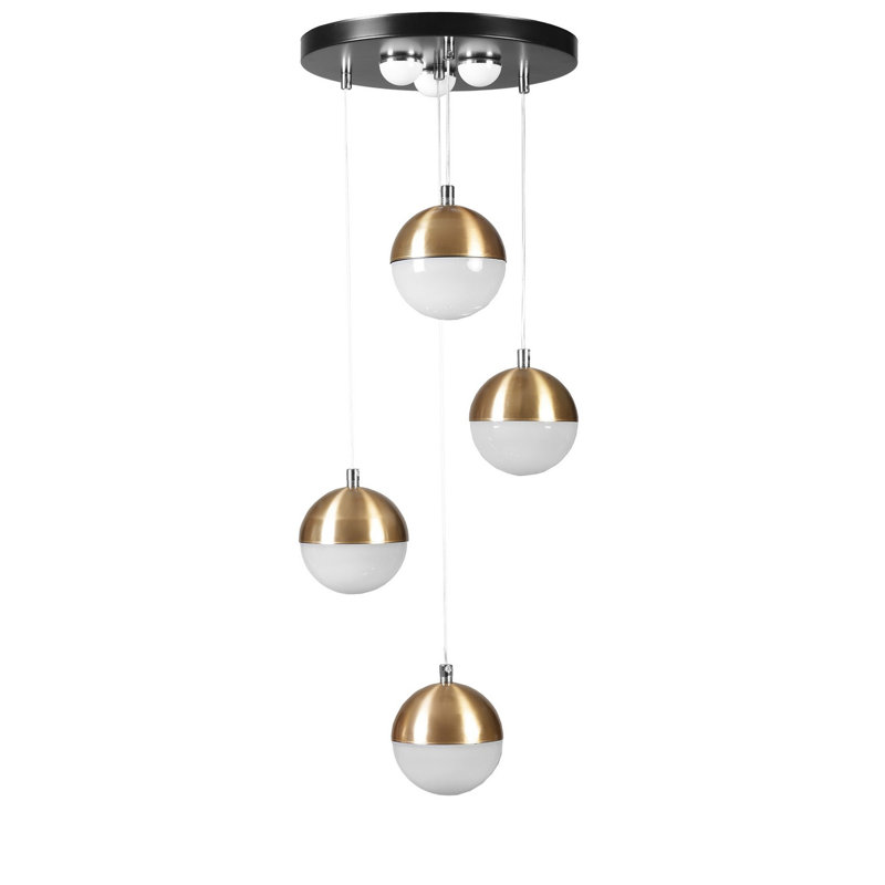 Chandle Chandelier, Gold