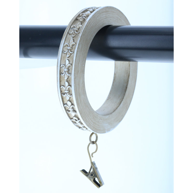 Christen Curtain Rings, Pewter