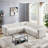 Brihanna Upholstered L-Shaped Sectional Symmetrical-91806113
