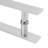 Double Sided Stainless Steel Door Handle, Pair Of Pull Push Sliding Barn Door Handles, Commercial H Shape Door Pull Handle(11.61*1.6*5.95In)-115342014
