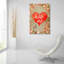 «Kiss Me» par Elo Marc, art mural en verre acrylique épique, 12 po x 16 po-102028347