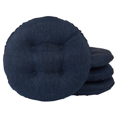 Non-Slip Solid Barstool Seat Cushion, 14-Inches Round