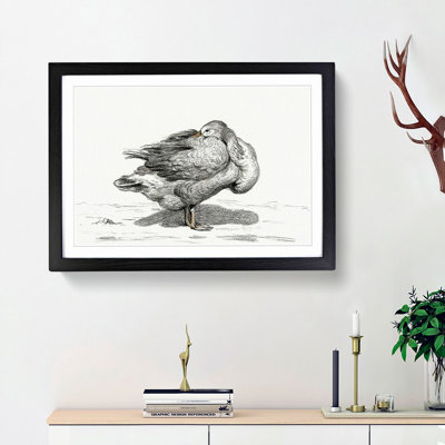 Goose by Jean Bernard - Picture Frame Drawing Print