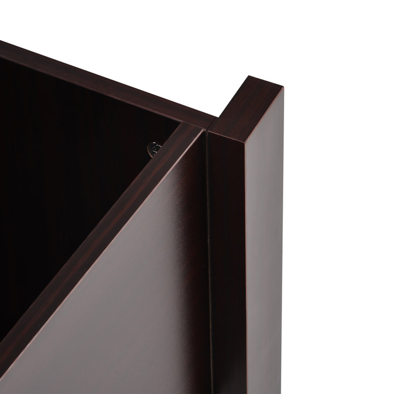 Table basse extensible avec rangement McBrine, Cerisier