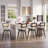 Uniondale Swivel Linen Upholstered 26.2'' Counter Stool with Rattan Cane Back and Solid Wood Frame-1654579956