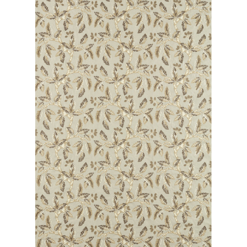 Oaknut Stripe Fabric, Flax/Multi