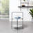 Mijas 2 Tier Storage Shaelves Round End/Side Table with Handle for Living room, Bedroom-1050253755