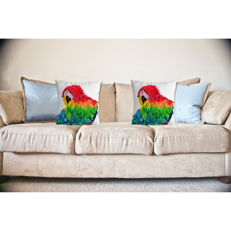 Coussin décoratif intérieur / extérieur Parrot Head
