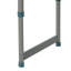 Table de camping pliante réglable en hauteur de 23 po - portable léger pour différents emplacements de camping, pique-nique, garage gris + argent