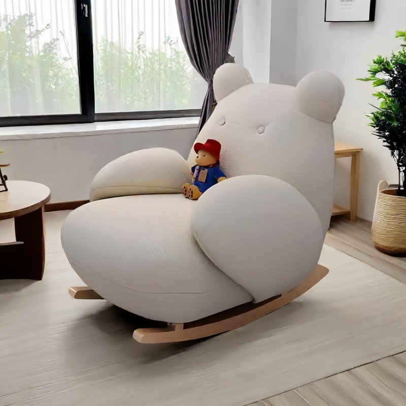 Fauteuil adolescent blanc cassé