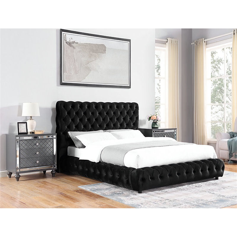 Kassiani Bed, King, Black