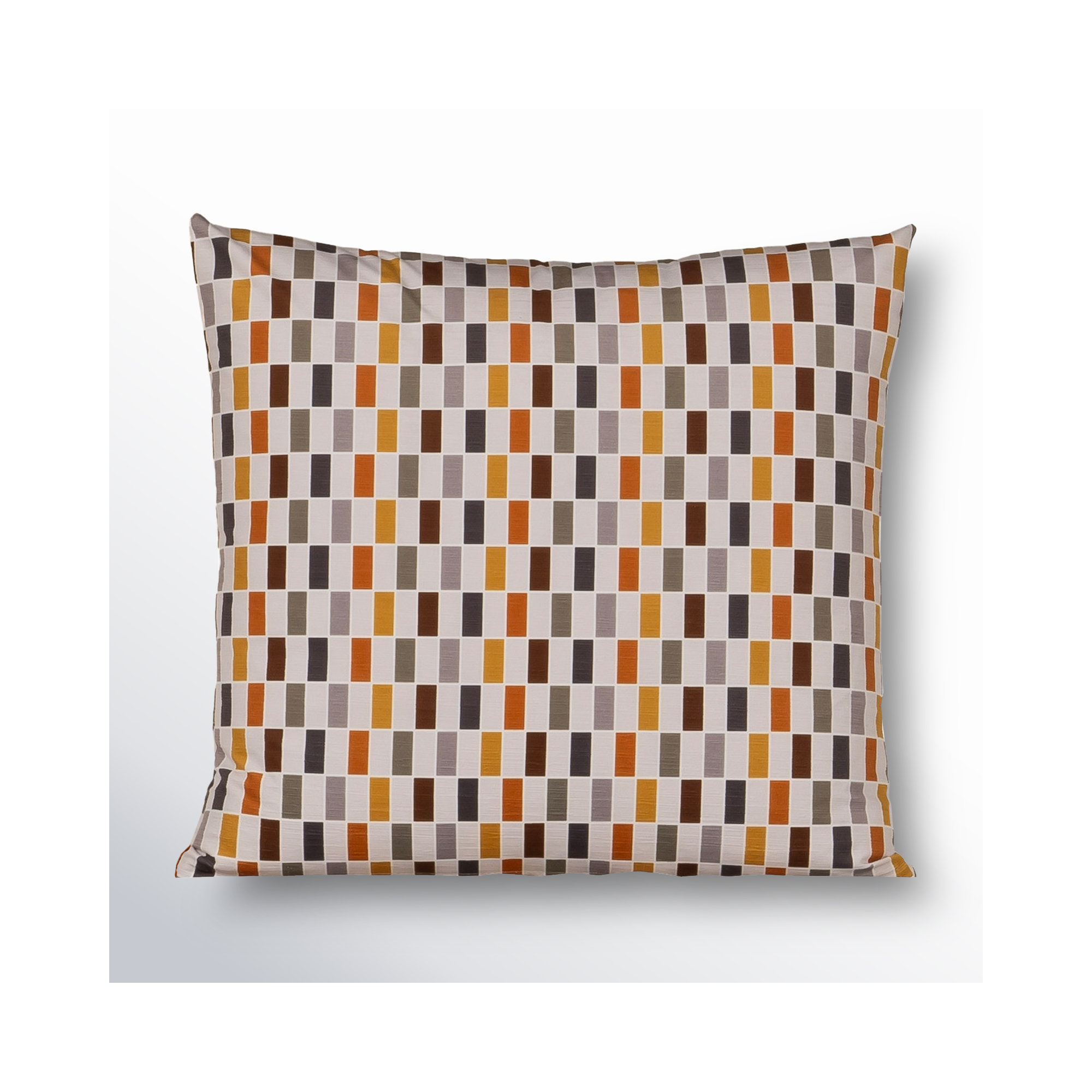 Mattia Geometric Throw Pillow, Square 26", Feather