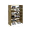 Étagère à chaussures moderne de conception fonctionnelle pour chambre à coucher et entrée Orion, chêne naturel-1801644435-1801644437
