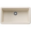 Évier de ferme à tablier frontal simple 33 "IGRON SILGRANIT - blanc doux