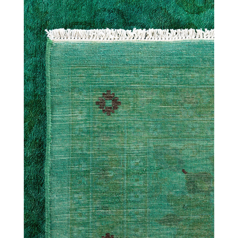 Overyed One-of-a-Kind Rectangle 9'2" X 12'6" Hand Knotted Area Rug