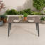 Ensemble repas pour 4 personnes avec table et fauteuils-132143448-132143449