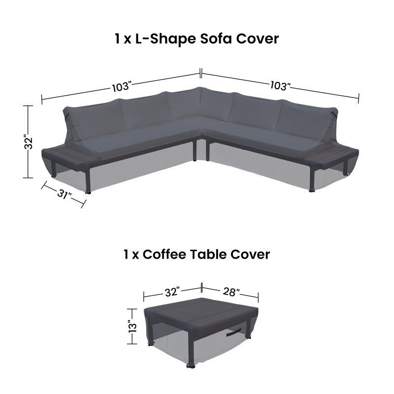 Ensemble de conversation pour patio 2 pièces