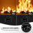 Modern Outdoor Steel Gas Fireplace