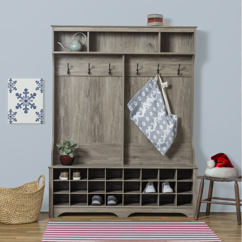 Fabric Laundry Bag with Handles, Gray, Medium (36" H x 28" W)