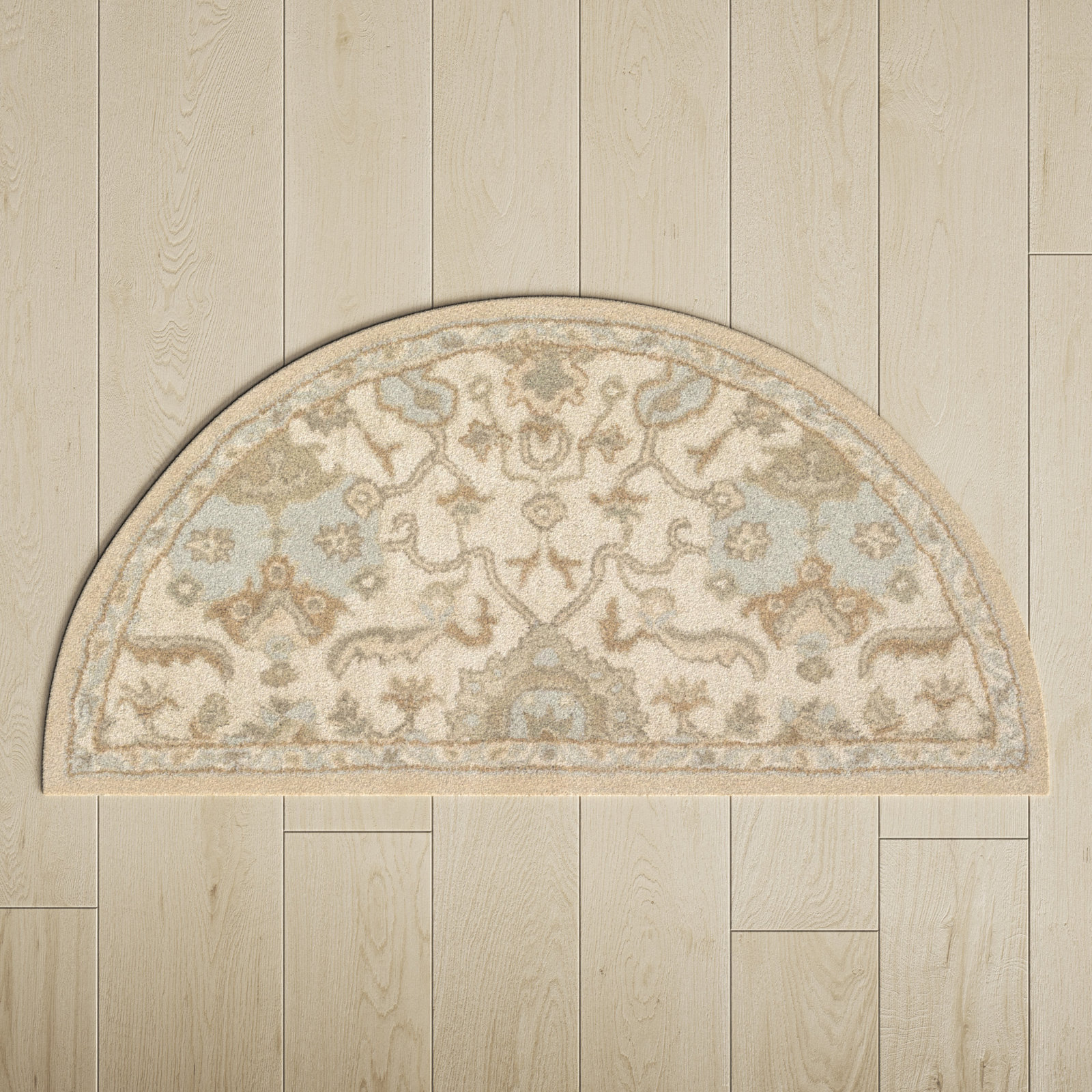 Arden Multi Hand-Tufted Wool Floral Rug, Slice 2' x 4'