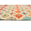 Tapis décoratif en laine noué à la main de conception unique 3 pi 4 po x 5 pi boudah