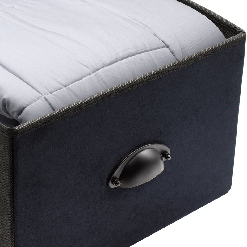 Farmhouse Black 5-Drawer Nursery Dresser with Soft Close