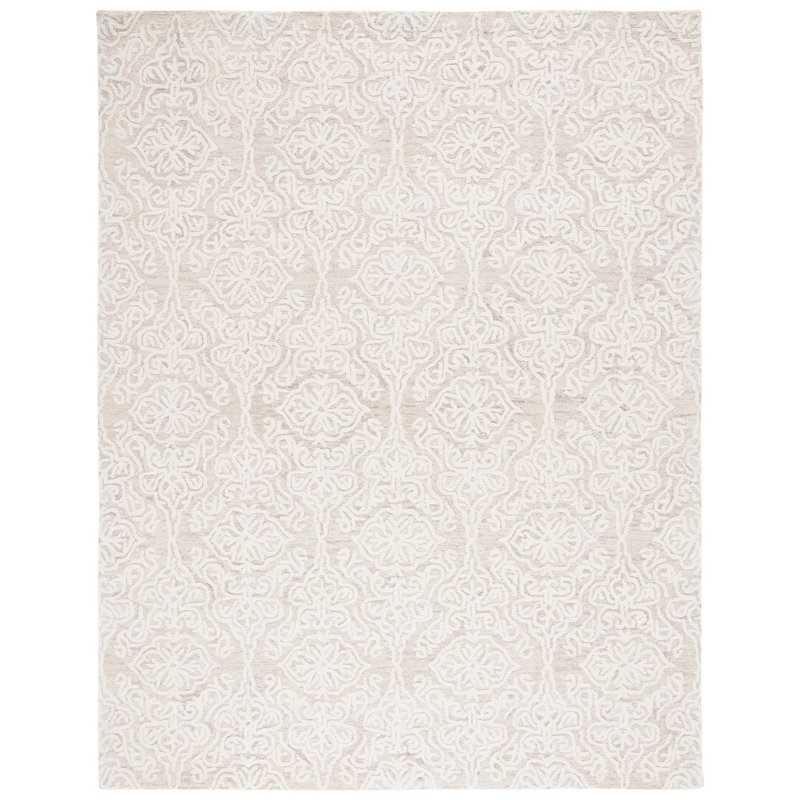 Tapis en laine touffeté à la main Davyan, Rectangle 8 pi x 10 pi
