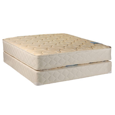 Alwyn Home Semple Two-Sided 9'' Medium Innerspring Mattress and Box Spring