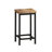 Modern Design Kitchen Dining Table, Pub Table, Long Dining Table Set with 3 Stools, Convenient Hanging Stool Design-1065625376-1065625383