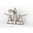 Kingston Brass Jamestown Two-Handle 3-Hole Deck Mount 4" Centerset Bathroom Faucet with Plastic Pop-Up-19671150