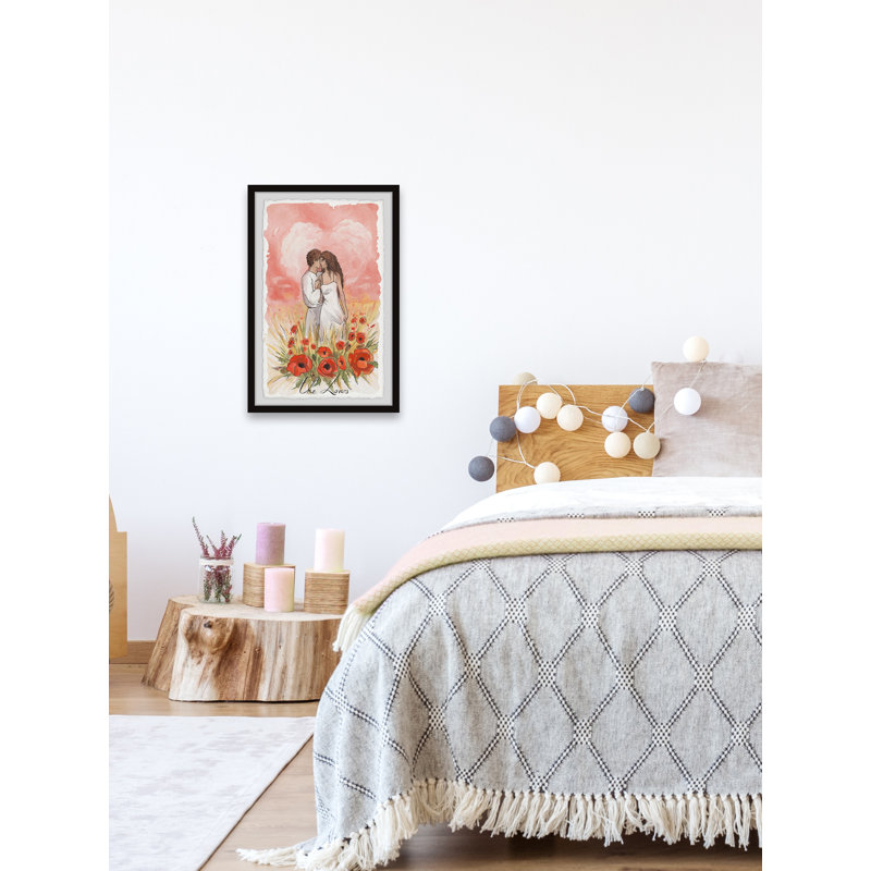 True Lovers by Marmont Hill - Single Picture Frame Painting, 45cm H x 38cm W x 3.81cm D