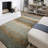 Euphoria Gray/Brown Modern Abstract Area Rug-14220671