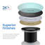 Bouchon de drain escamotable pour salle de bain, sans trop-plein-68487516