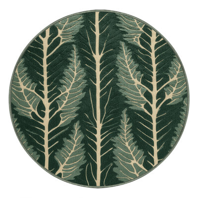 Washable Sea Kale Vegetables Area Rug