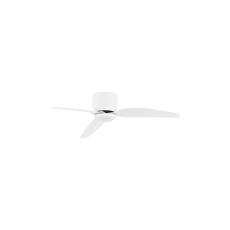 99.5cm Ceiling Fan with LED Lights, White, White
