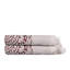 Ensemble de serviettes de qualité supérieure, écru et rouge bordeaux | 100% coton, 19,7 po x 35,4 po | Ultra-absorbant 550 g / m² | Doux et doux pour la peau | Parfait pour la salle de bain et le spa, lavable à la machine, durable et élégant-583455077